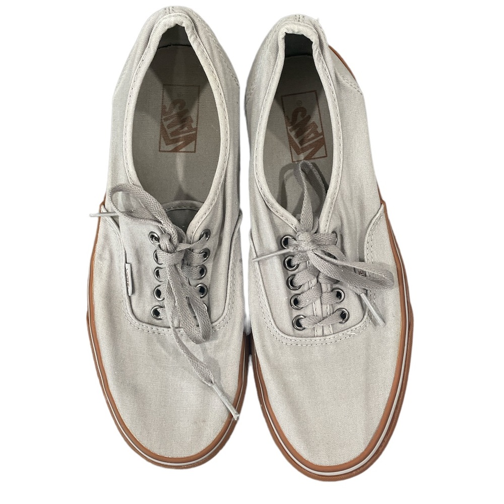 Vans Authentic Sedona Mens Size 10 Gray Lace Up Low Top Skate Sneakers ($129)